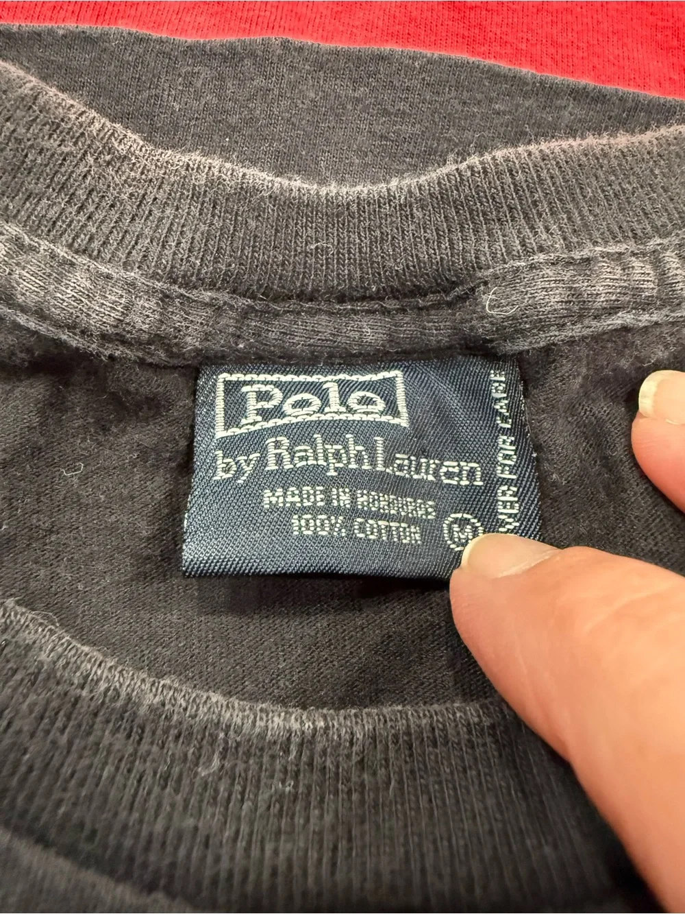 Vintage 90s Polo Ralph Lauren Pocket T-Shirt Lot 3 Medium USA Cotton